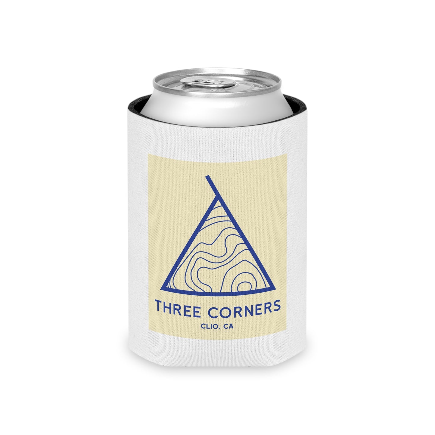 Three Corners Buy Dirt Campout Can Coozie
