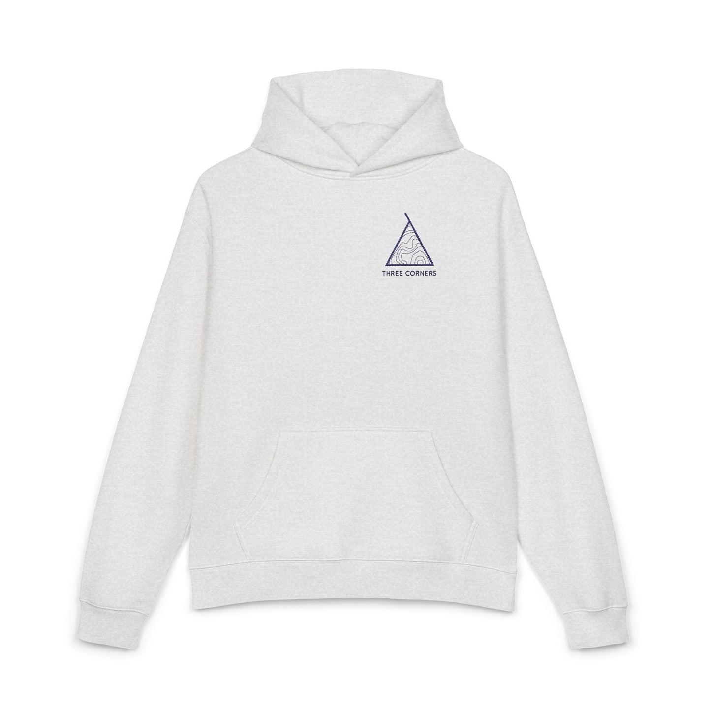 Three Corners Embroidered Relaxed Hoodie