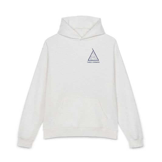 Three Corners Embroidered Relaxed Hoodie