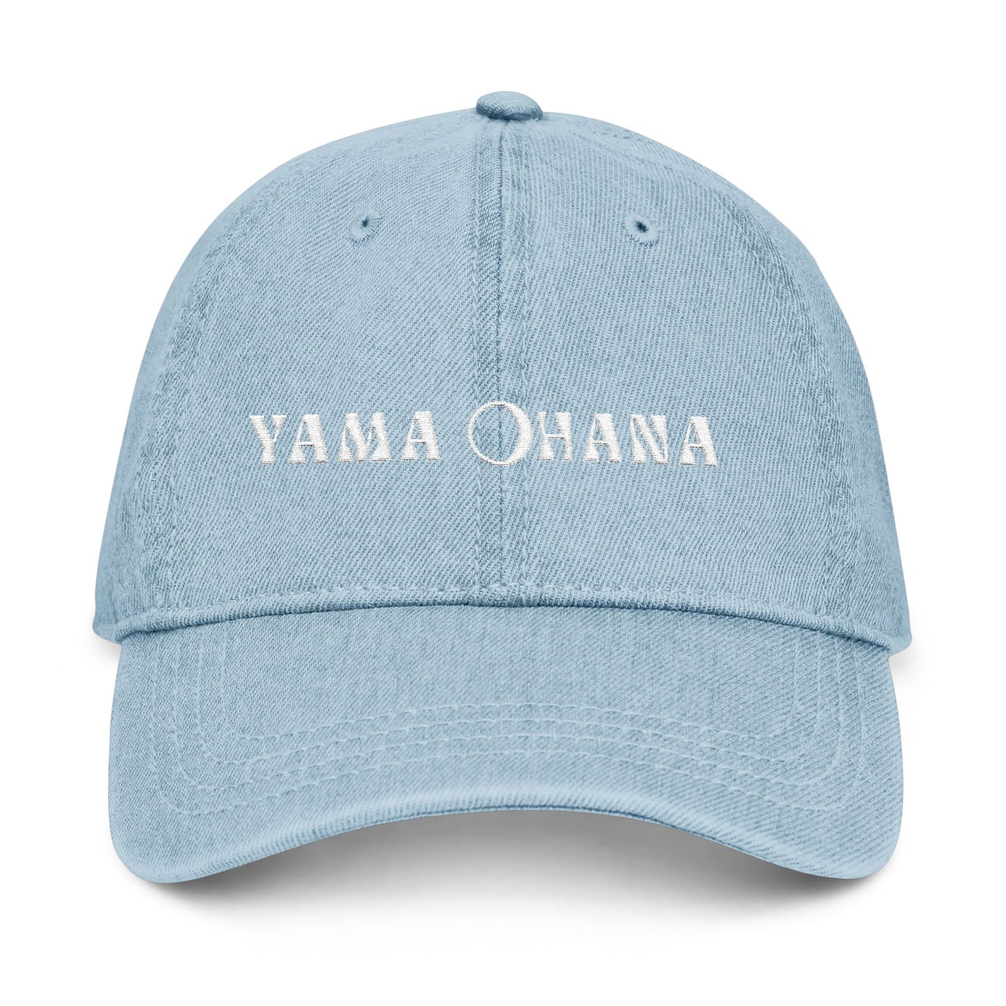 Yama Ohana Dreamers Denim Baseball Cap - Embroidered