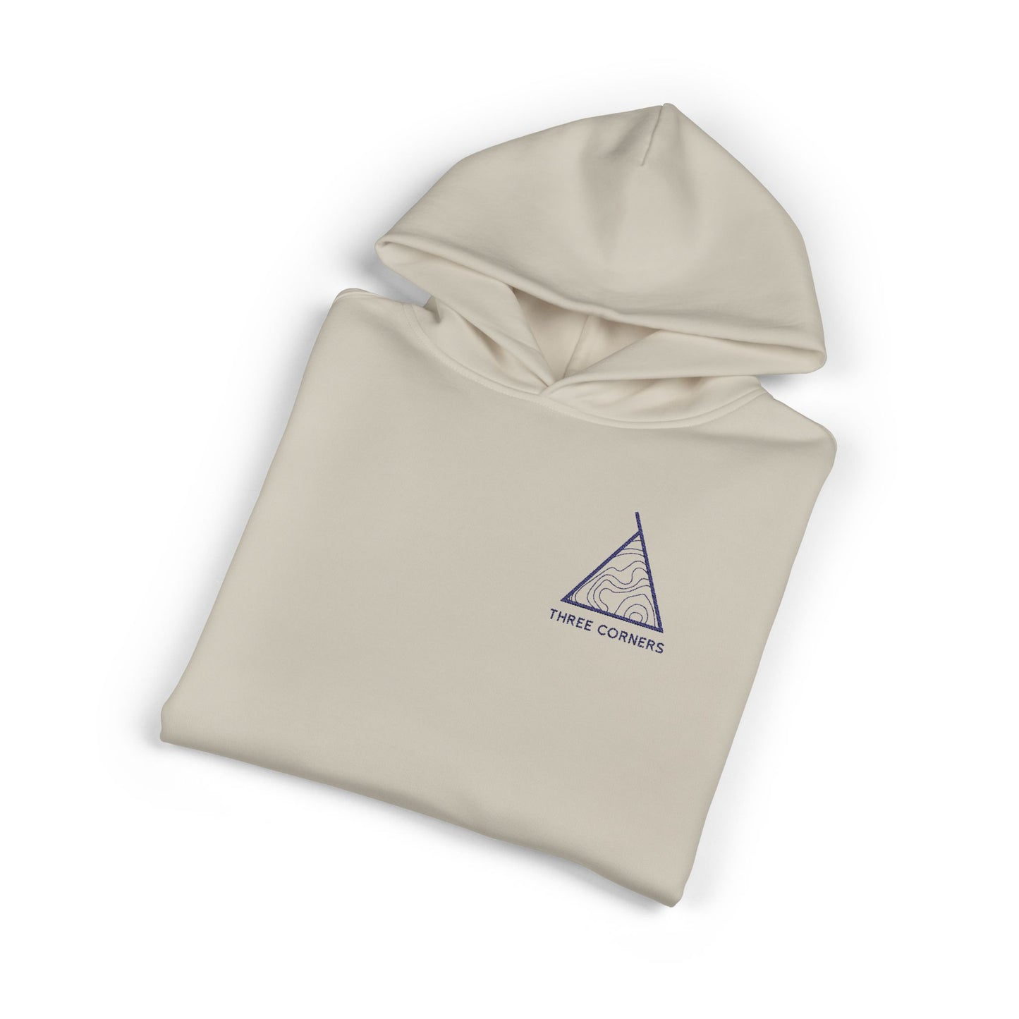 Three Corners Embroidered Relaxed Hoodie